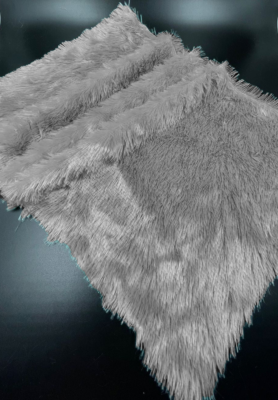 Fur Fabric Grey 1m