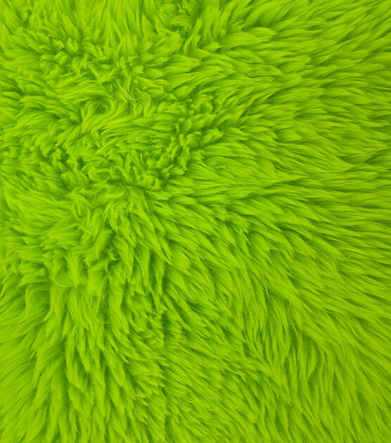 Fur Fabric Parrot Green 1x1 meter