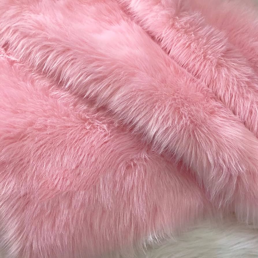 Fur Cloth 3 feet x 5 feet (Baby Pink)