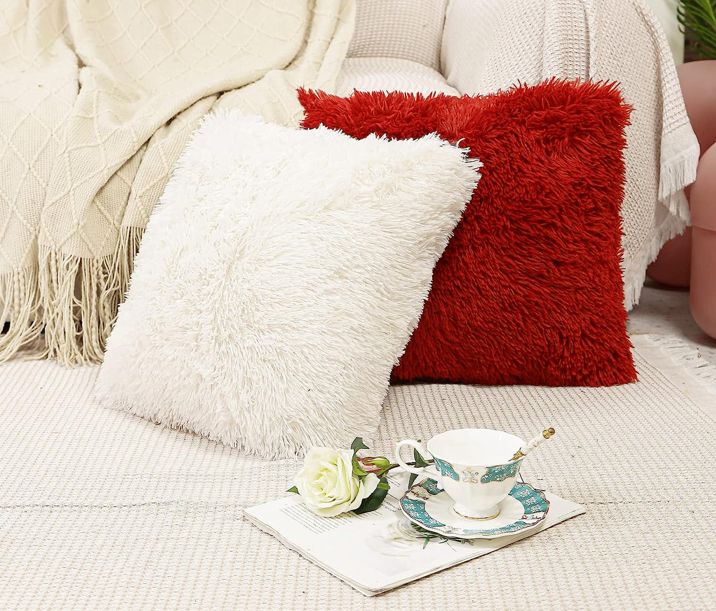 Fur Pillow Covers