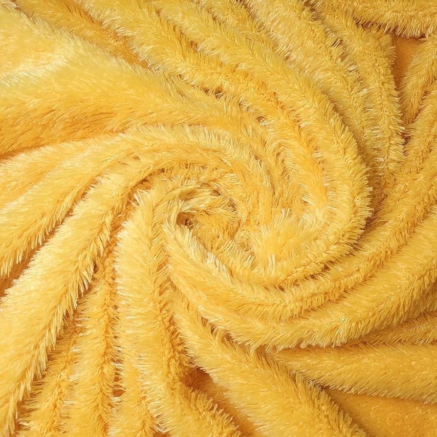 Fuzzy Fur Fabric for Multipurpose Uses - Artificial Craft Fur - 36" X 60" Inch Wide