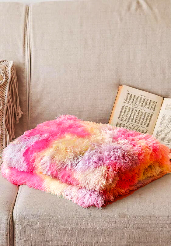 Fuzzy Fur Fabric for Multipurpose Uses - Artificial Craft Fur - 36" X 60" Inch Wide
