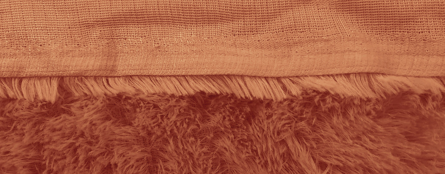 Fur Cloth 3 feet x 5 feet (Coffee Brown)