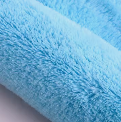 Fur Fabric Blue 1x1 meter