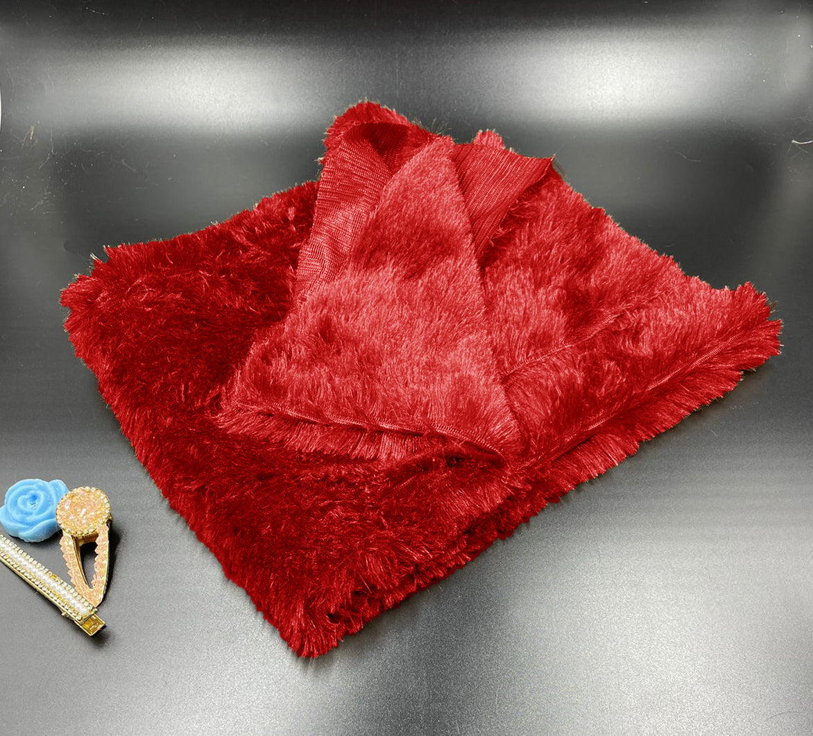 Fuzzy Fur Fabric for Multipurpose Uses - Artificial Craft Fur - 36" X 60" Inch Wide
