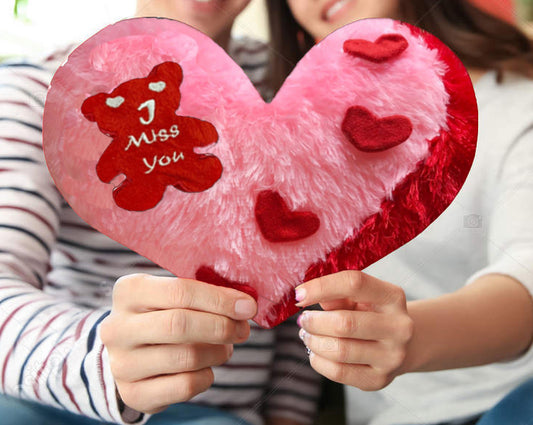 Heart Shape Cushion (I Miss You)