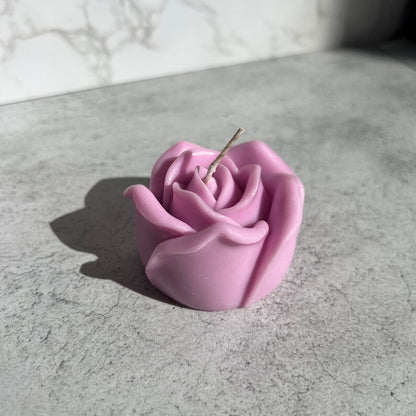 Rose Flower Set of 5 Mini candles