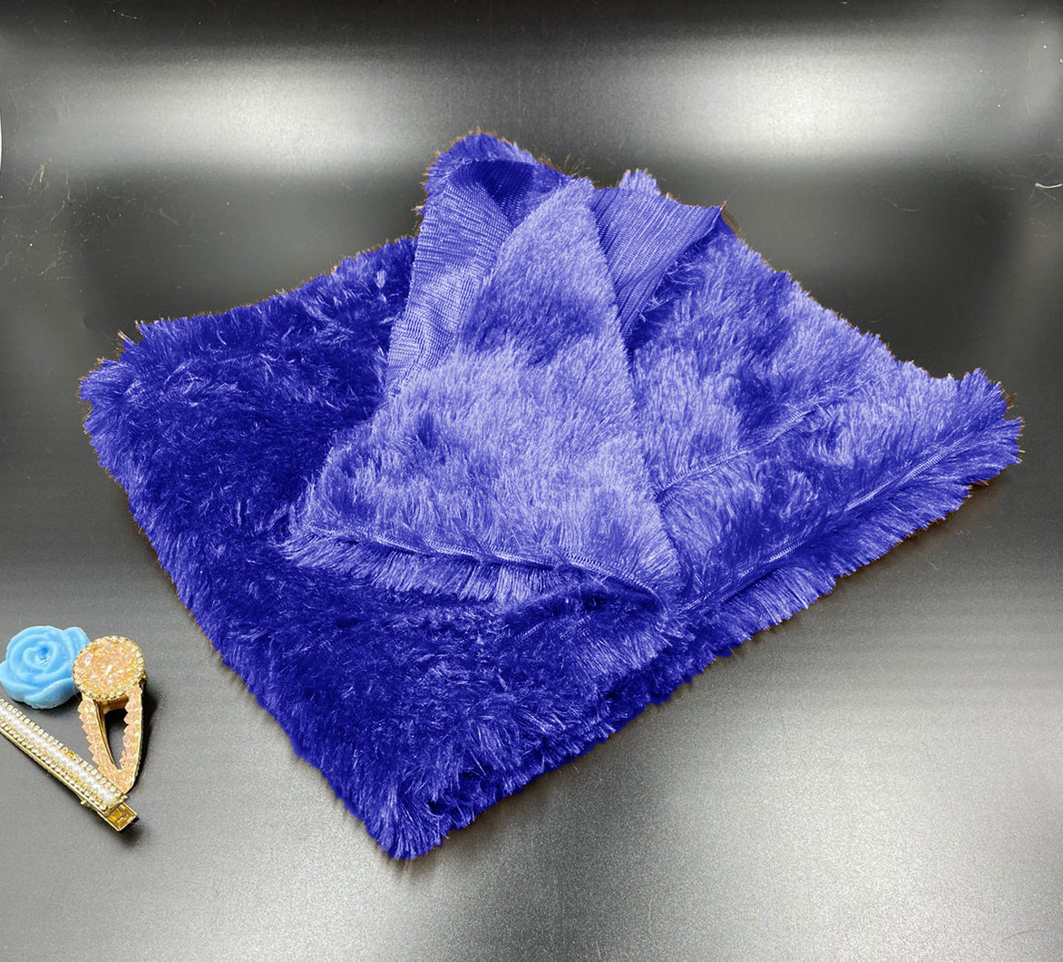 Fuzzy Fur Fabric for Multipurpose Uses - Artificial Craft Fur - 36" X 60" Inch Wide