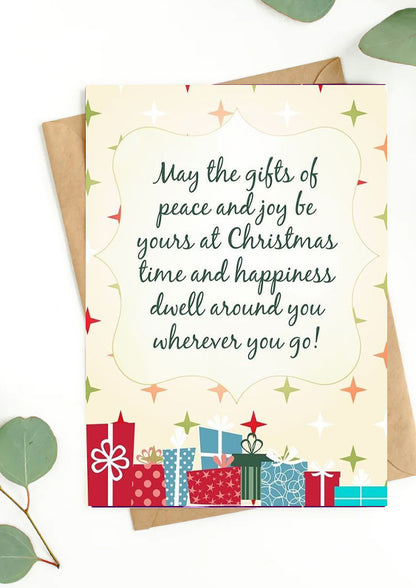 Merry Christmas Greeting Card
