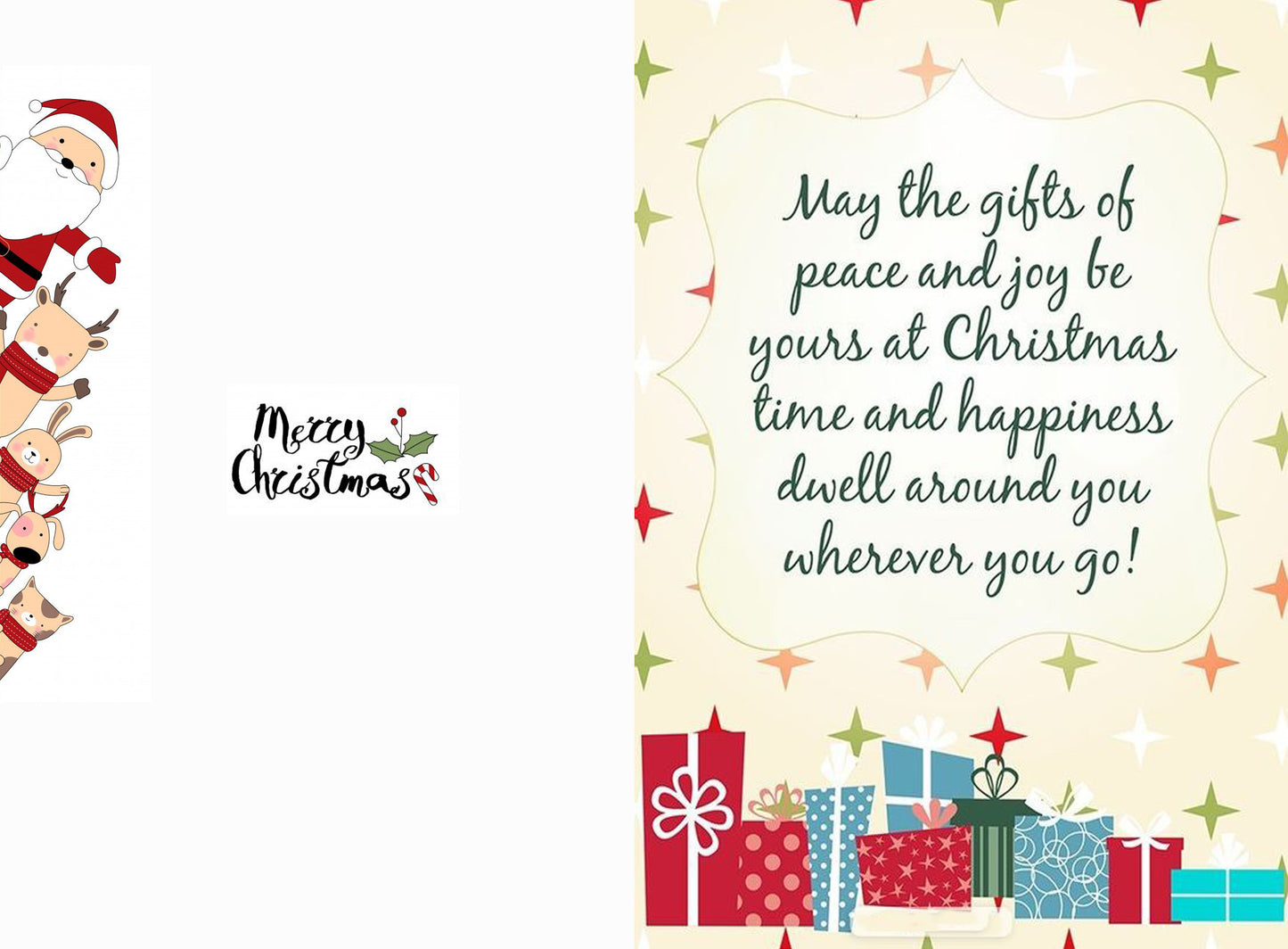 Merry Christmas Greeting Card