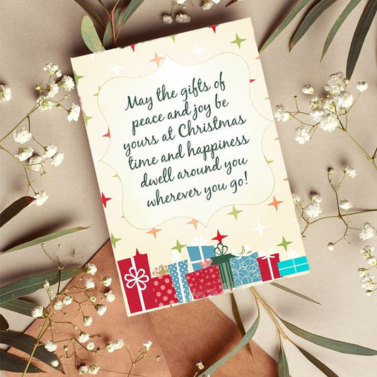 Merry Christmas Greeting Card