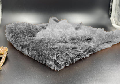 Fur Fabric Grey 1m