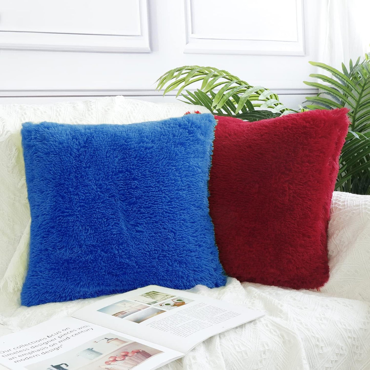 Fur Pillow Covers