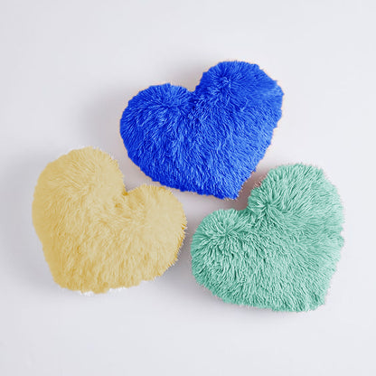 Small Plush Heart Pillow Set of 7