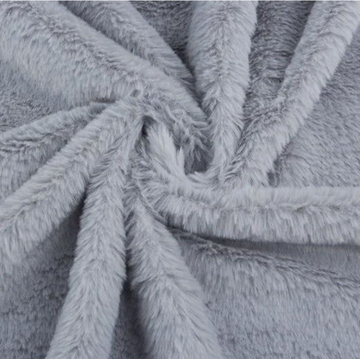 Fur Fabric Grey 1m