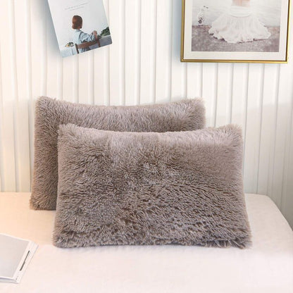 Bed Pillow Set of 2 - Grey (18x12 Inches)