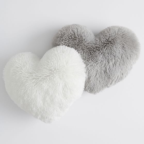 Set of 3 Heart Pillows