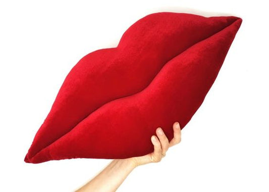 Lips Stuffed Pillow