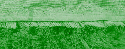 Fur Fabric Parrot Green 1x1 meter