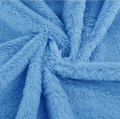 Fur Fabric Blue 1x1 meter