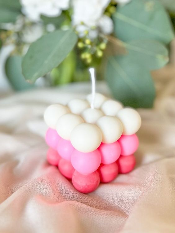 Decorative Scented Bubble Candle